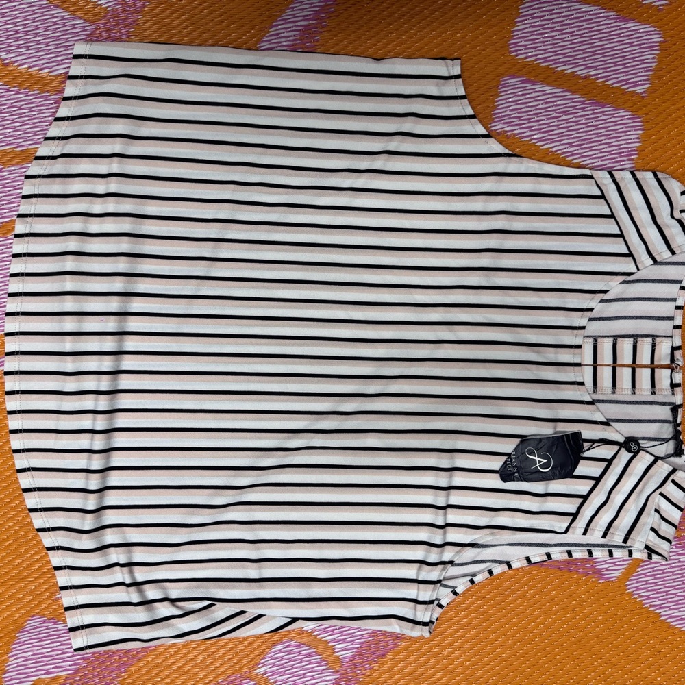 Striped Sleeveless Top